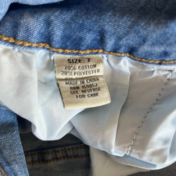 Denim Mini Skirt W Cinch Sides T Shirts S Lot Of 3 - Picture 7 of 12